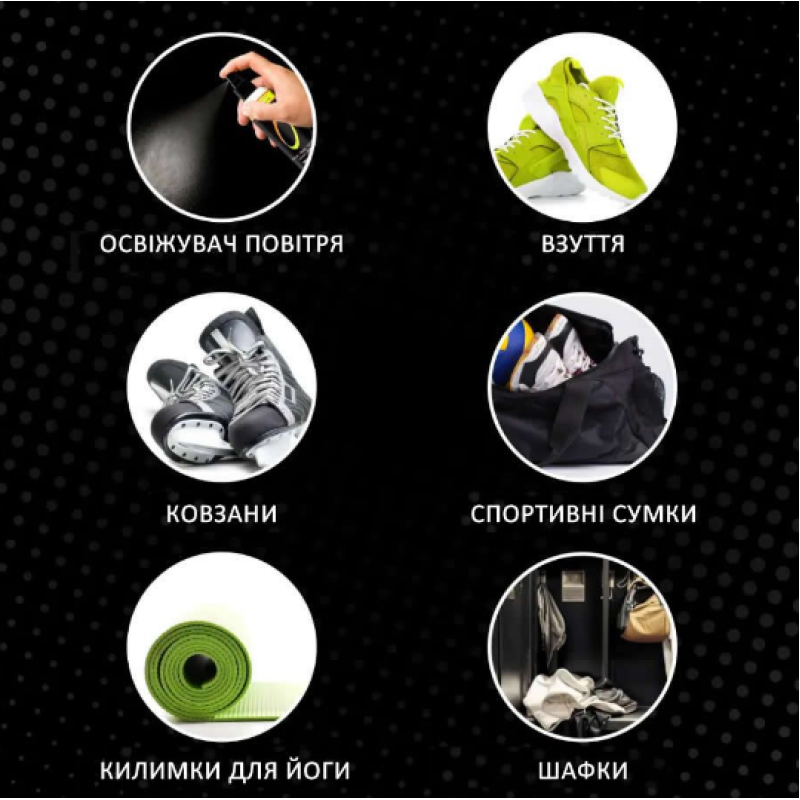 Нейтралізатор запаху для взуття та кросівок ODORCIDE® Shoe & Sneaker Sweetner spray  236 мл 