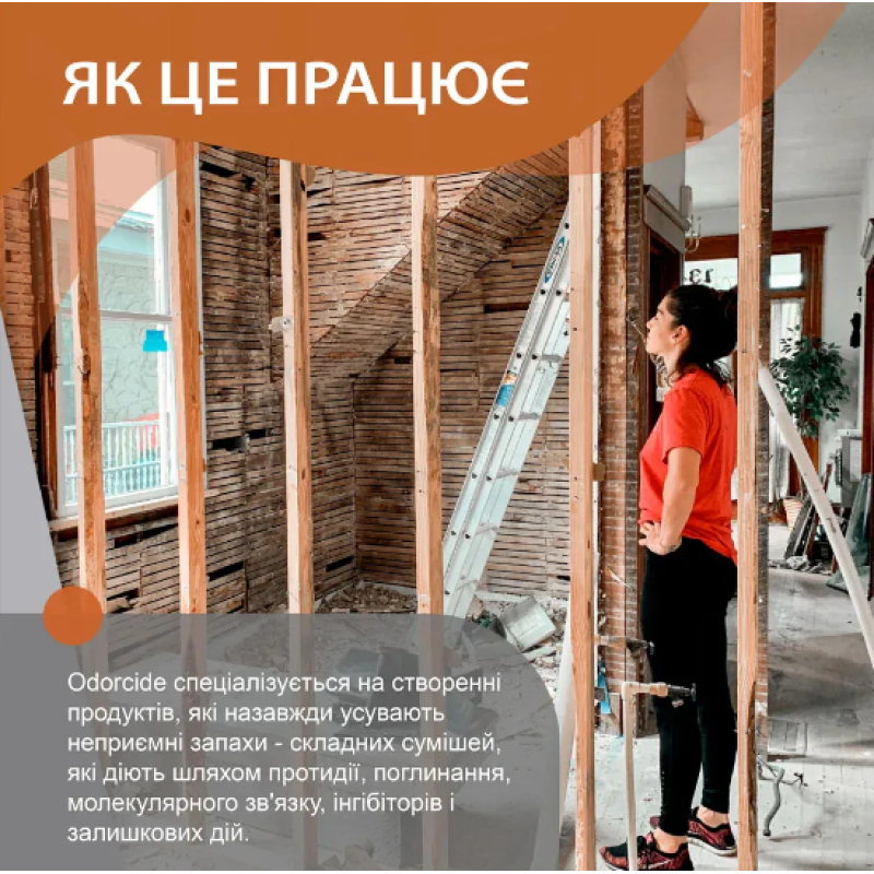 Нейтралізатор запаху після пожежі та затоплення, концентрат ODORCIDE® ProRenewal 100 ml