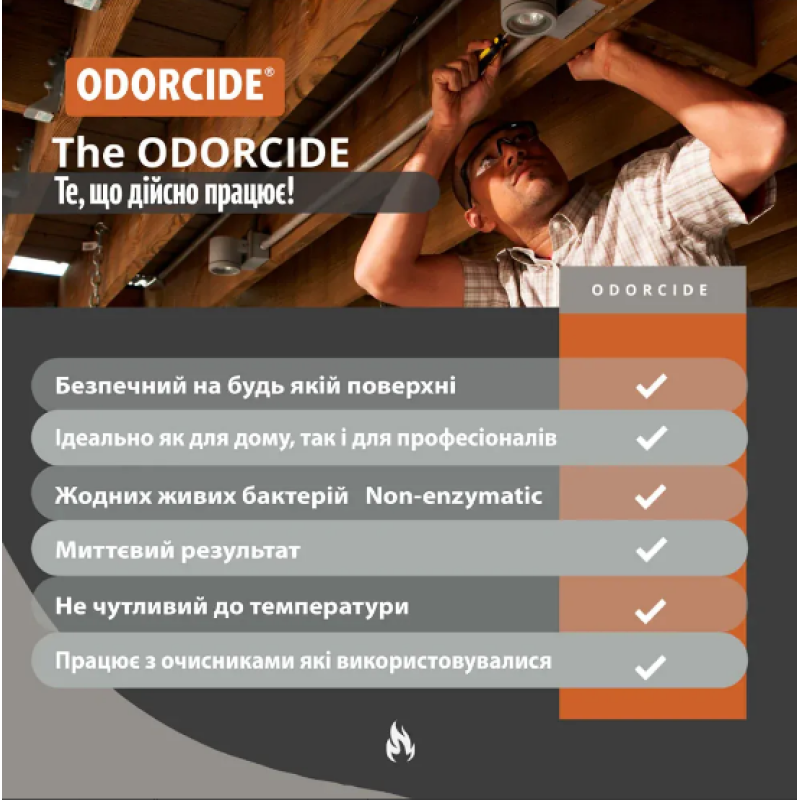 Нейтралізатор запаху після пожежі та затоплення, концентрат ODORCIDE® ProRenewal  474 ml