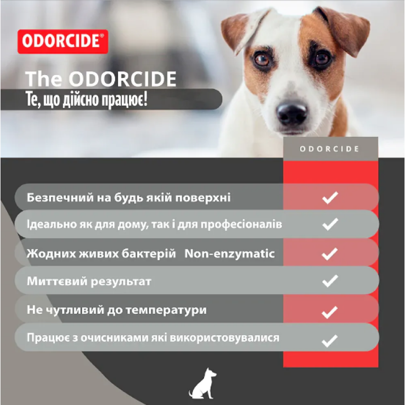 Нейтралізатор запаху органіки, концентрат ODORCIDE® Original 474 ml