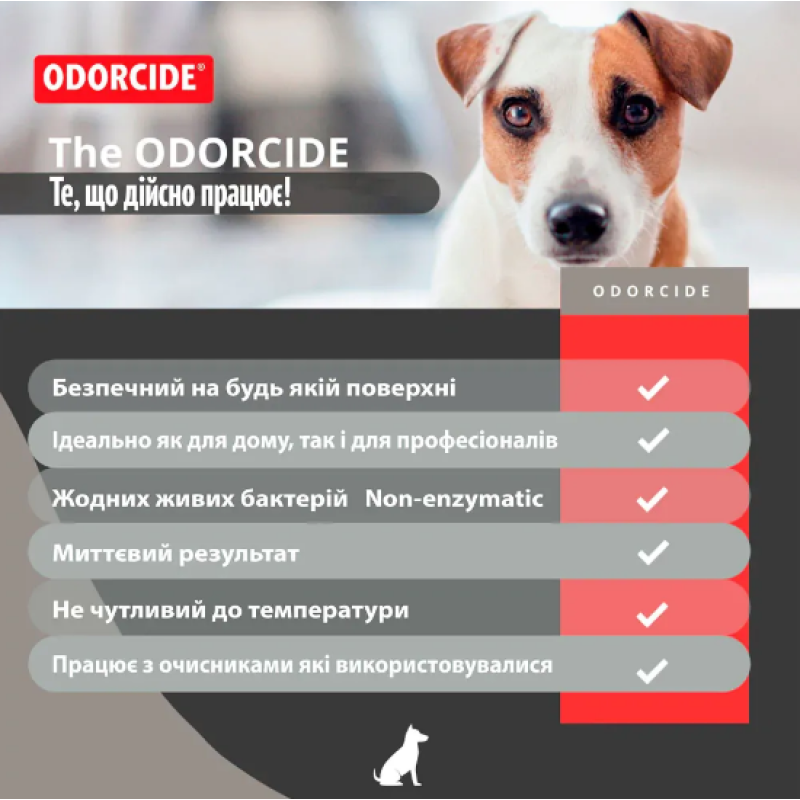 Нейтралізатор  запаху органіки ODORCIDE® Original Spray 500 ml