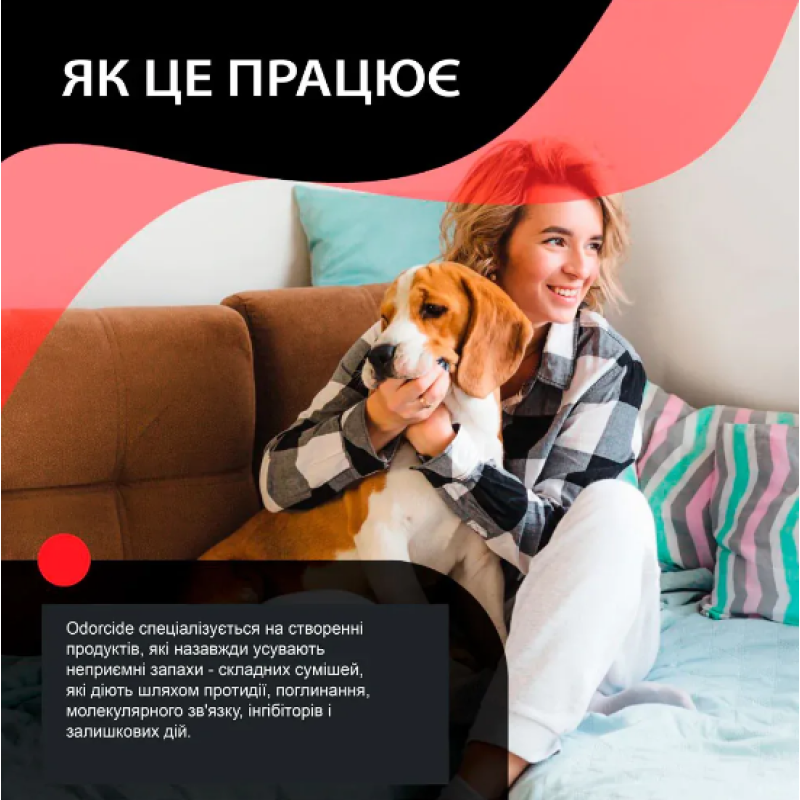 Нейтралізатор  запаху органіки ODORCIDE® Original Spray 500 ml